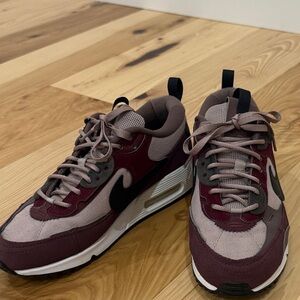 Nike Women’s Maroon and lavender Sneakers